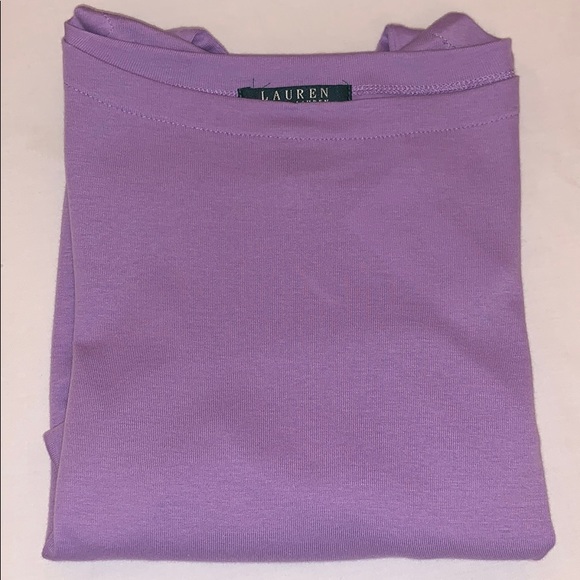 ❌SOLD❌ Lauren Ralph Lauren Medium Lavender Shirt - Picture 2 of 8